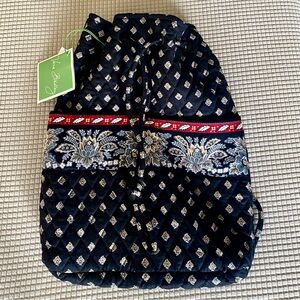 Vera Bradley Black and Cream Patterned Bag